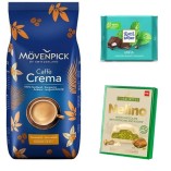 Кофе зерно, шоколад Ritter Sport и Nelly